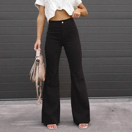 Women's Bootcut Pants Trousers Jeans Corduroy