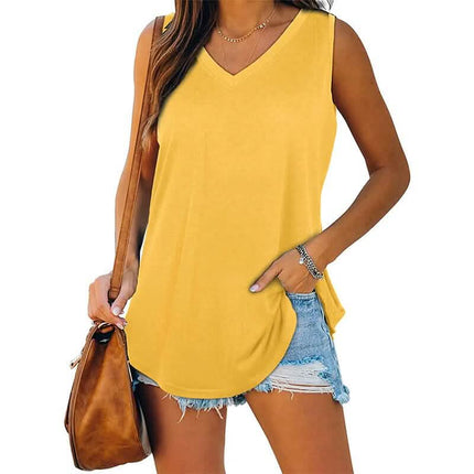 Women's V Neck Tank Top